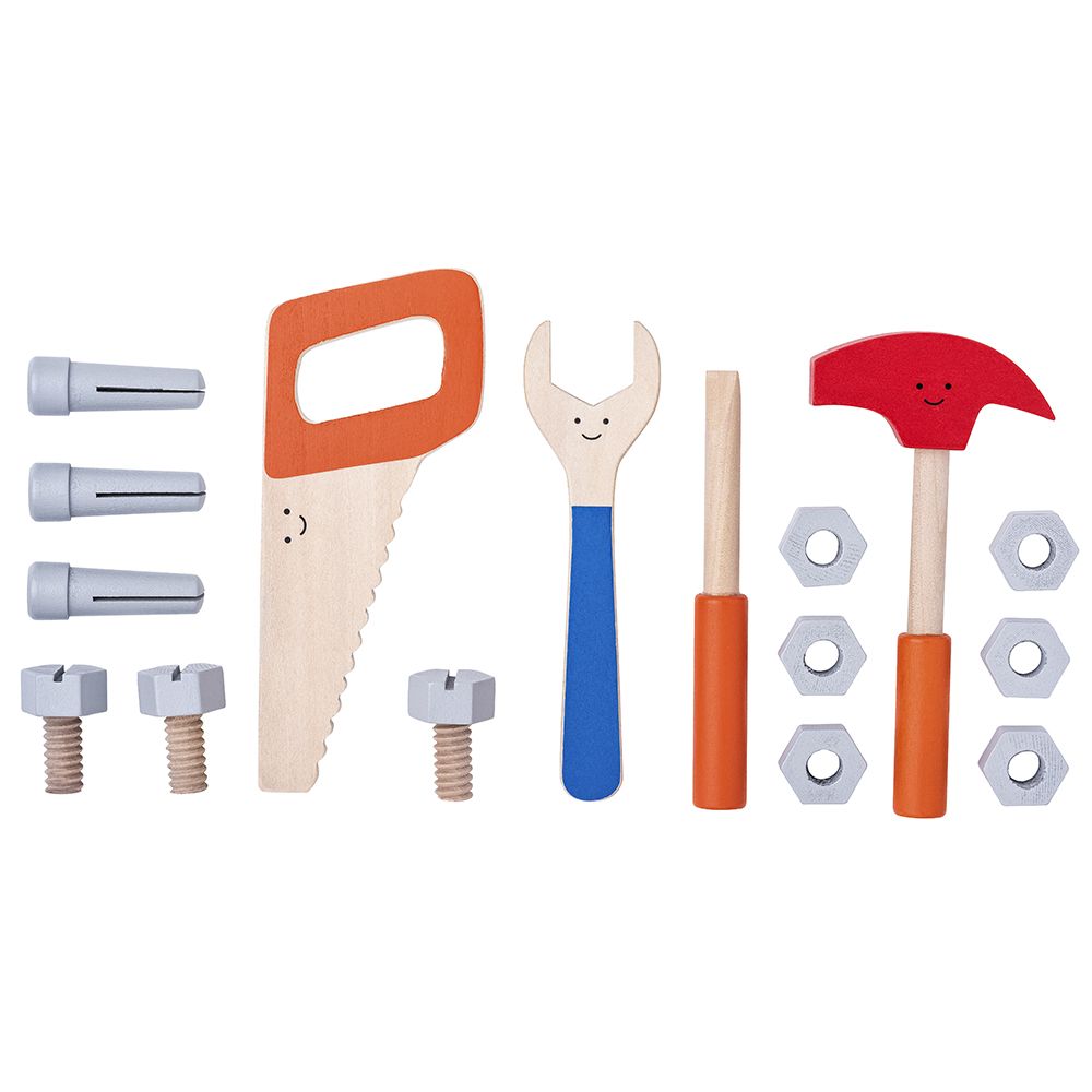 Дървено сандъче с инструменти, Помощникът на татко