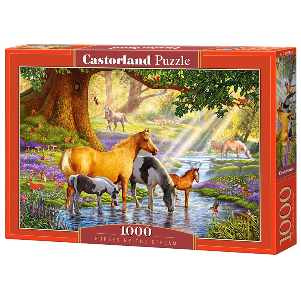 Castorland, Коне до потока, пъзел 1000 части