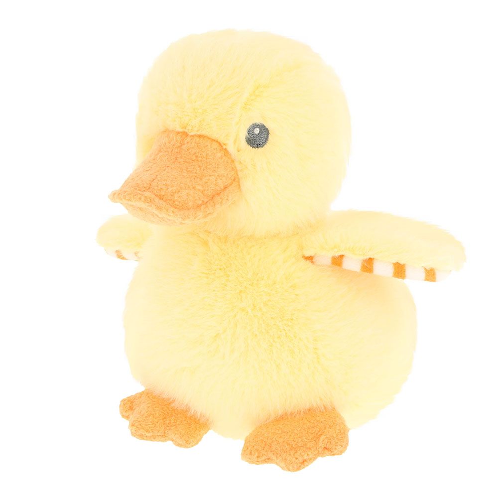 Keeleco Baby, Екологична плюшена играчка, Пухкаво пате, 15 см, Keel Toys