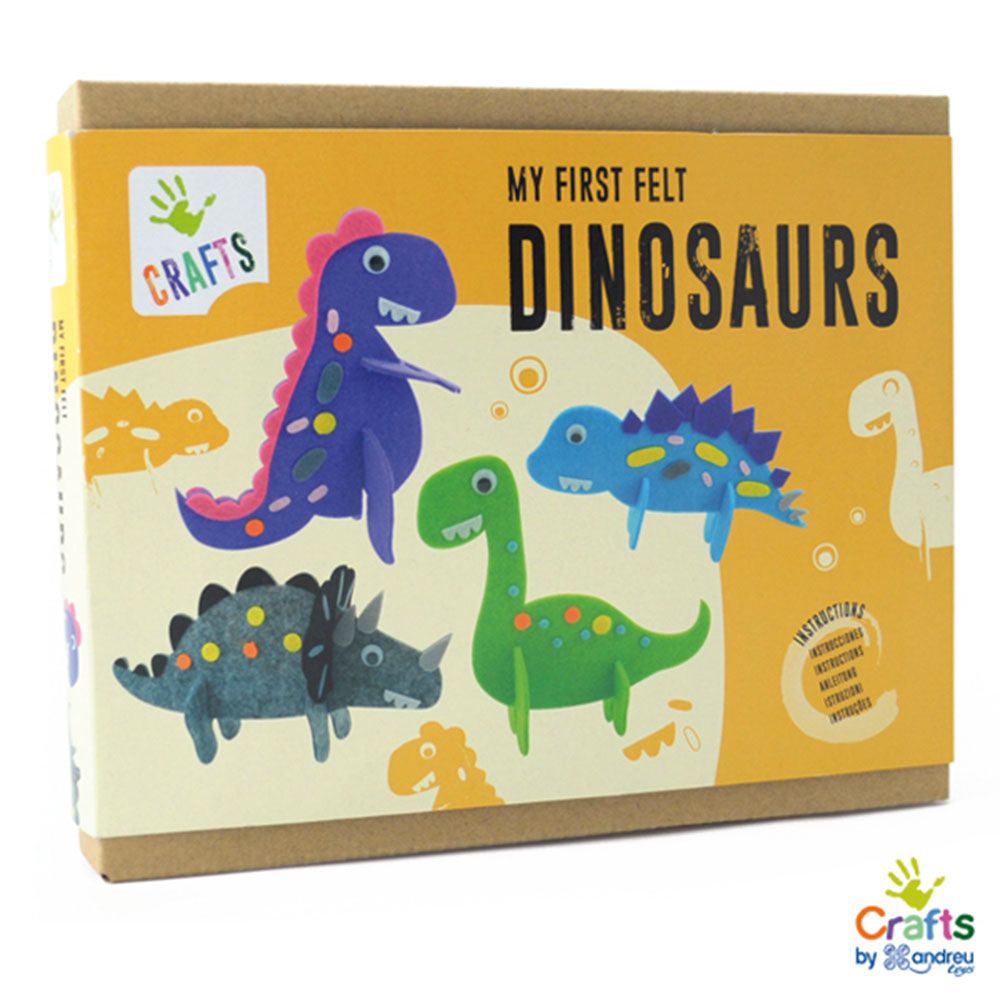 Andreu toys, Направи и декорирай, Динозаври, 4 броя