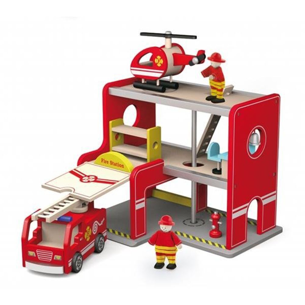 Viga toys, Дървена пожарна станция