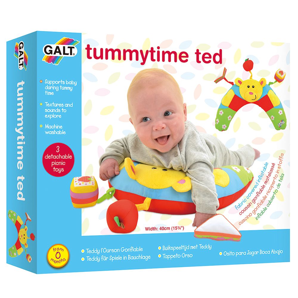 Galt Toys, Бебешка възглавница за опора и игра, Мече