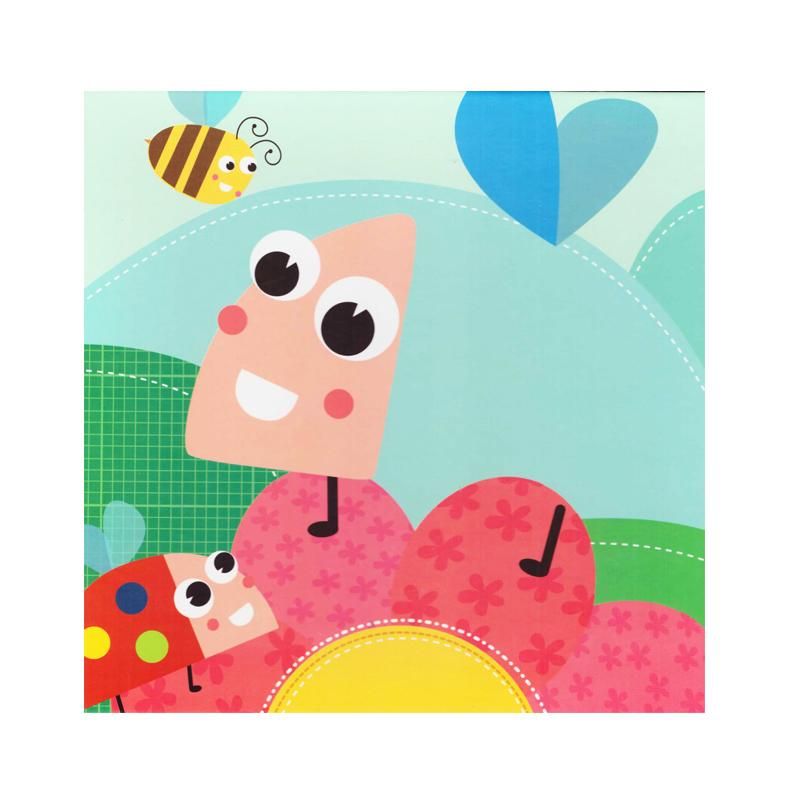 Мини магнитна игра с цветни точки, Животните в гората