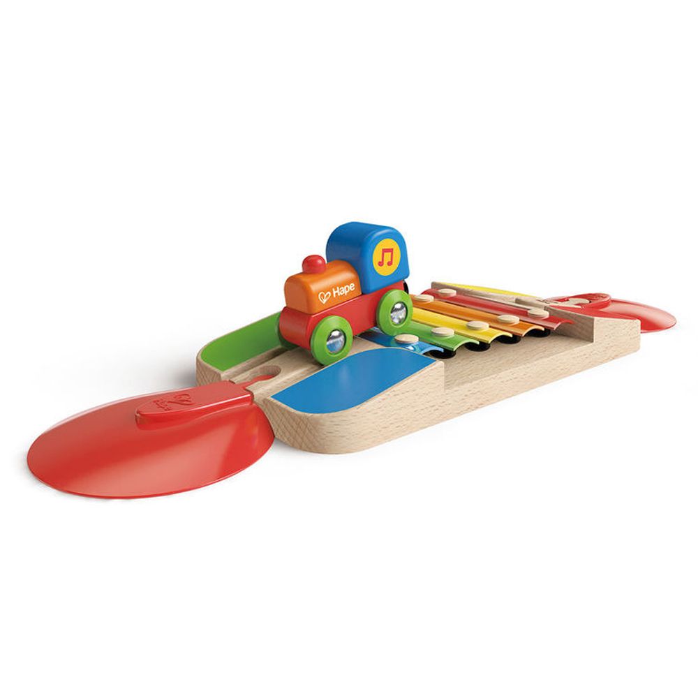 Hape, Дървена релса и локомотивче с ксилофон