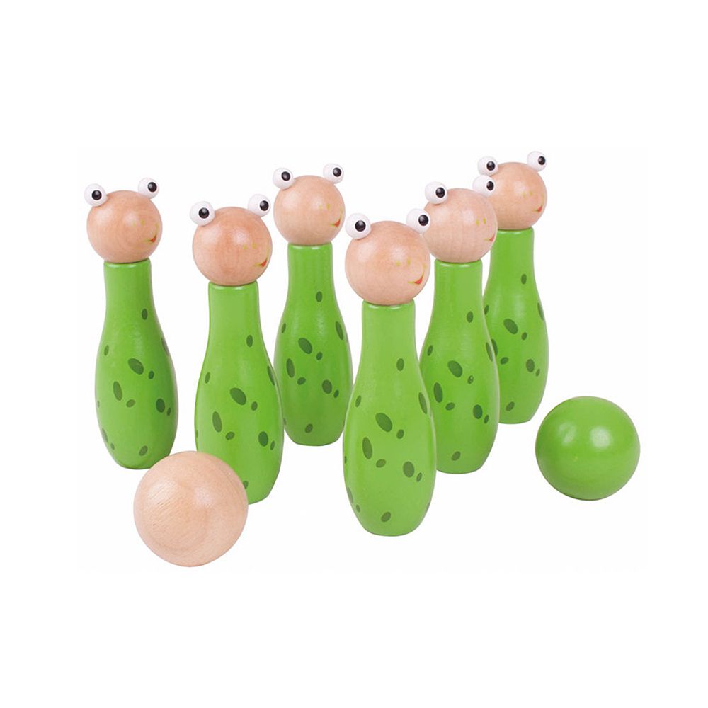 BIGJIGS, Дървен боулинг, Жабки