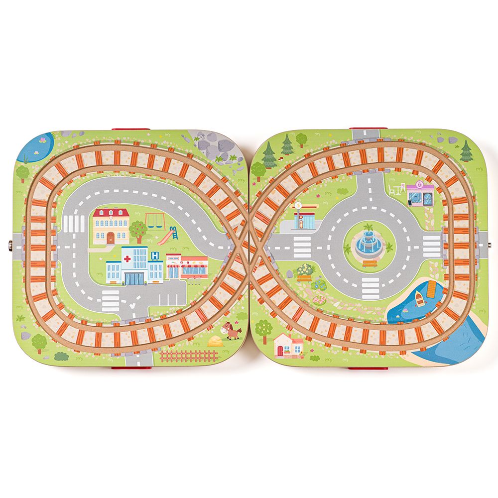 Конструктор, Град с колички, в куфар