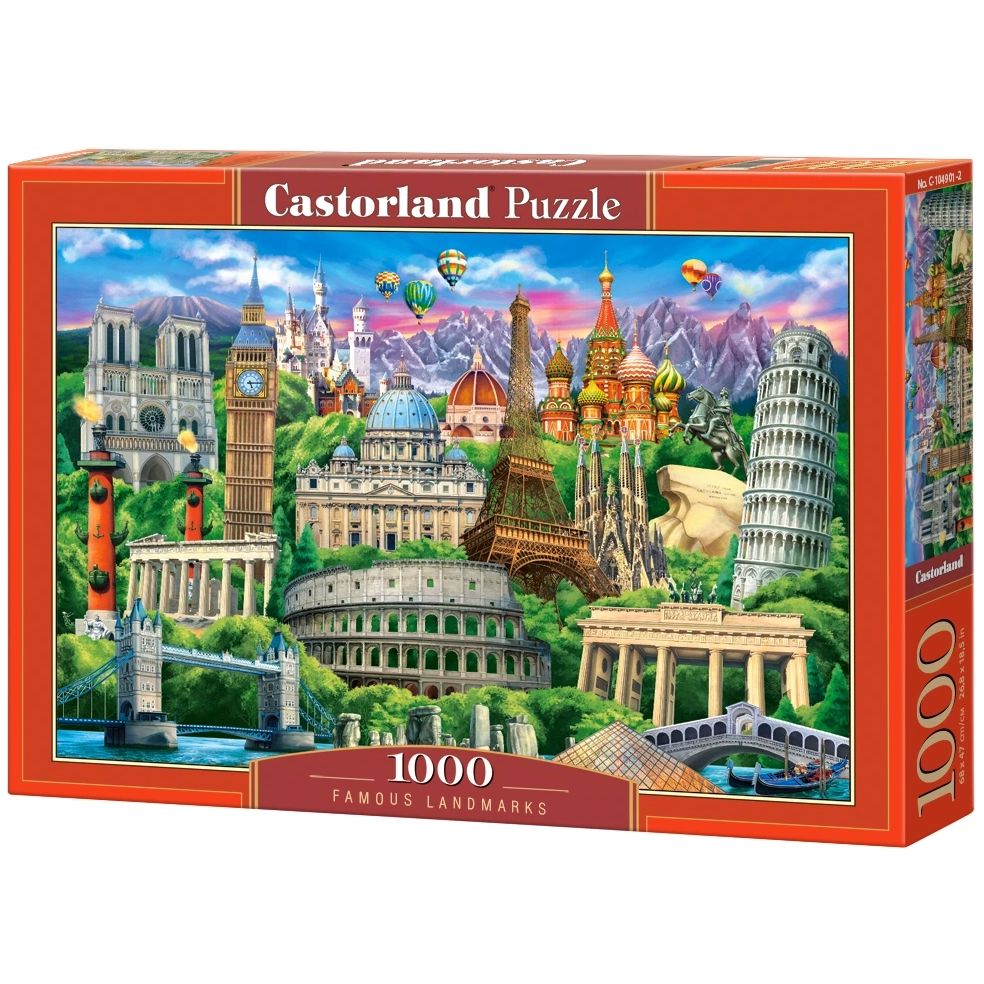 Castorland, Известни забележителности, пъзел 1000 части