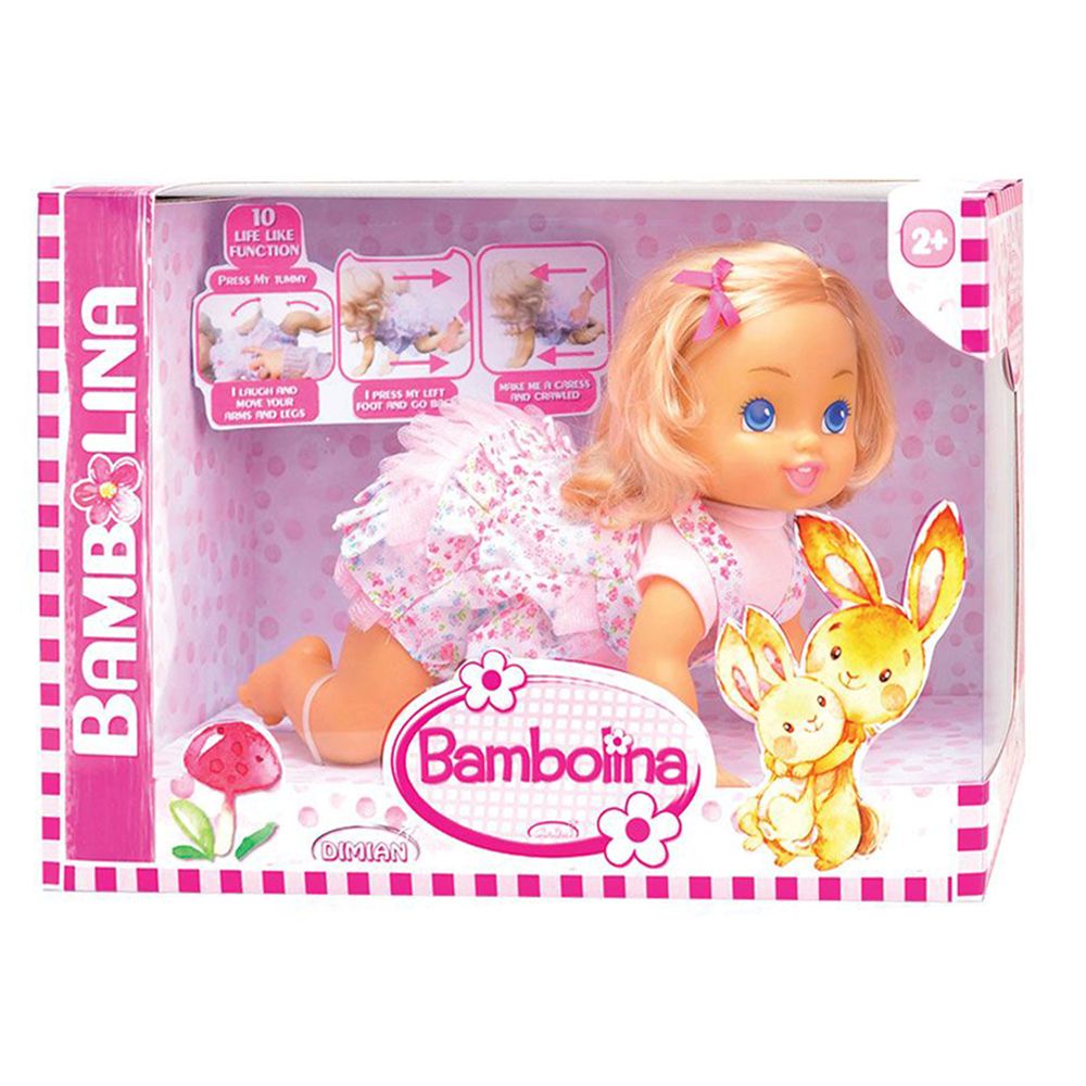 Bambolina, Интерактивна пълзяща кукла, Dimian