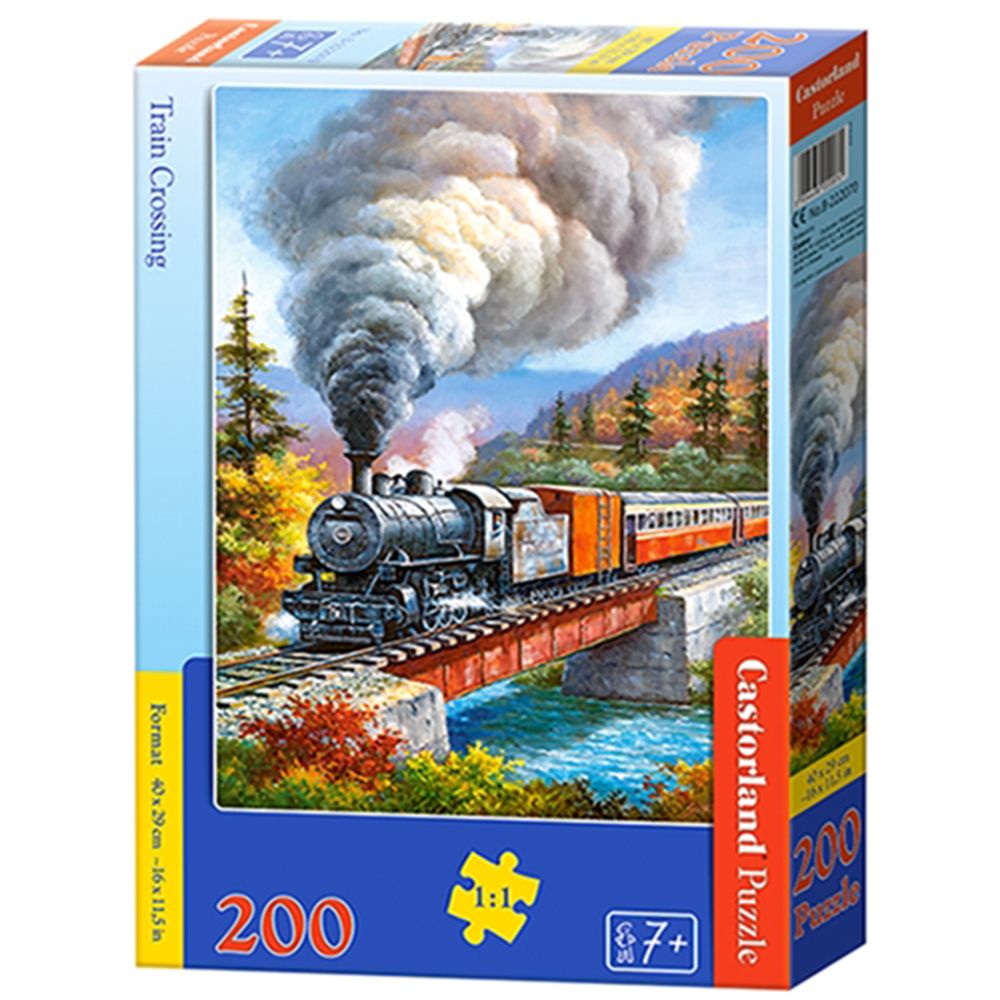 Castorland, Влак на мост, пъзел 200 части