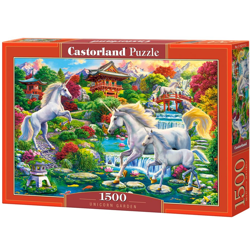 Castorland, Градина с еднорози, пъзел 1500 части