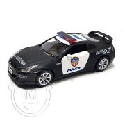 Метална кола Nissan GT-R R35, полиция