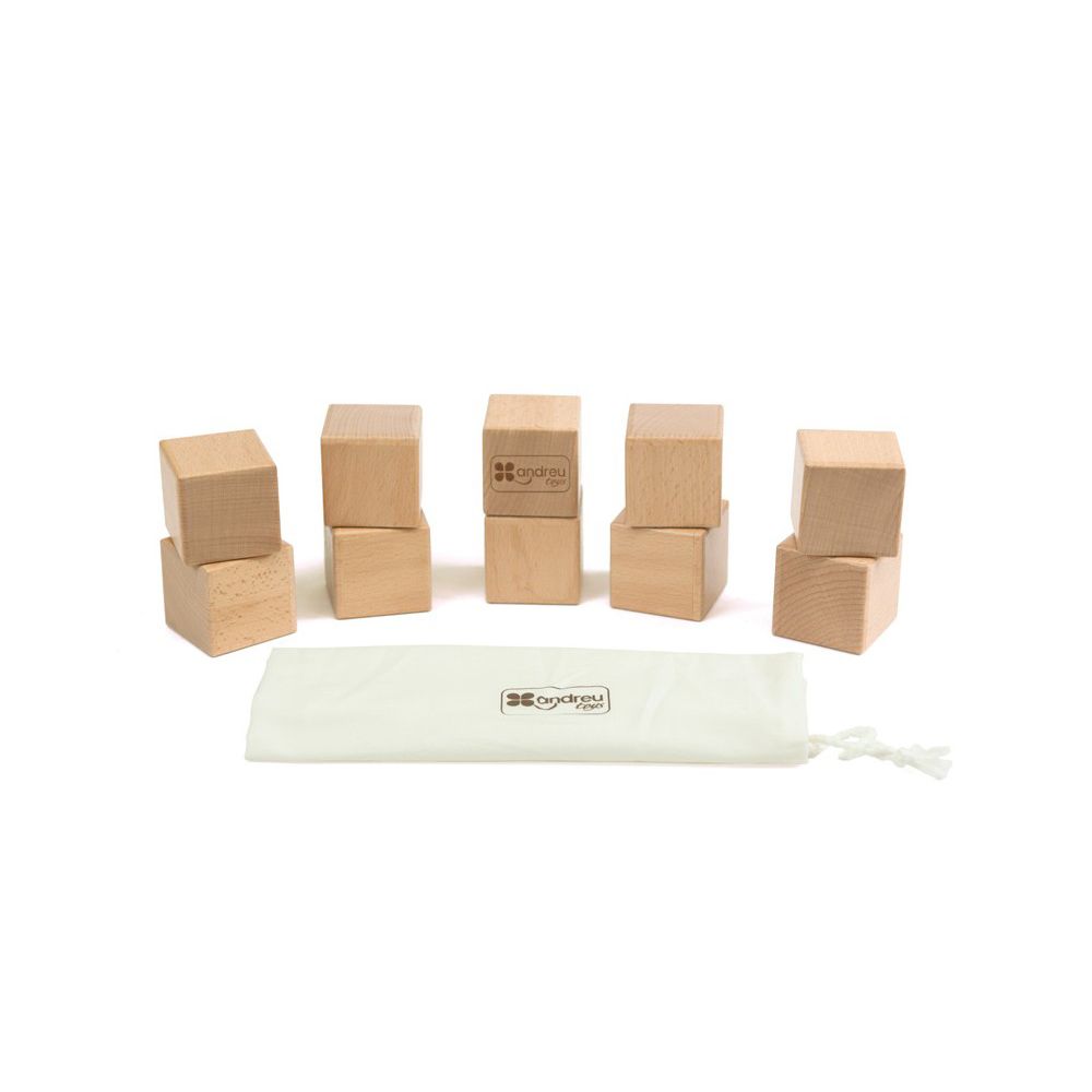 Дървени сензорни кубчета, със звуци