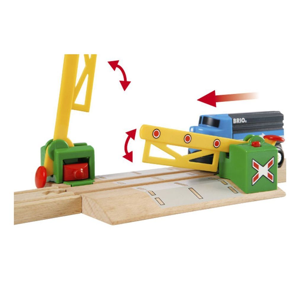 Железопътен прелез с магнити