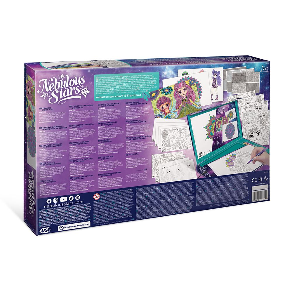 Светеща подложка за рисуване и прекопиране, Небулия