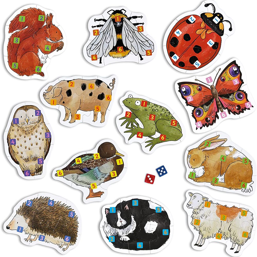 Пъзел игра, Събери животните