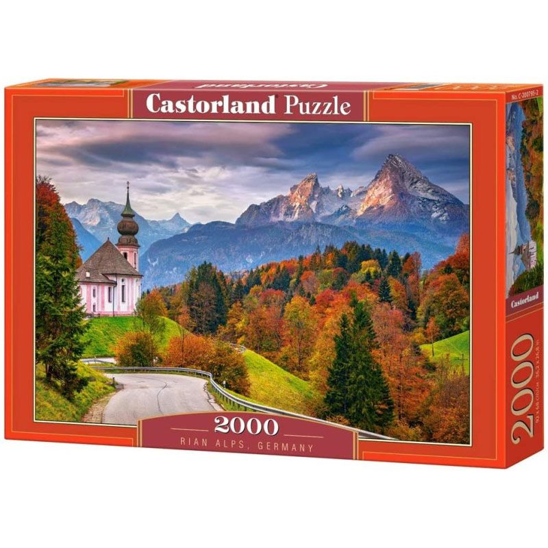 Castorland, Есен в баварските Алпи,  пъзел 2000 части