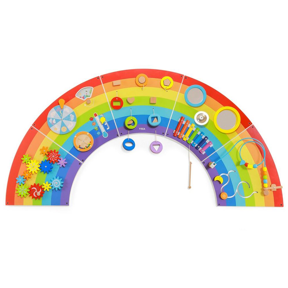 Viga toys, Образователна стена с активности, Дъга