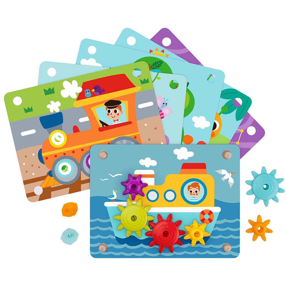 TookyToy, Дидактическа игра, Картини със зъбни колела