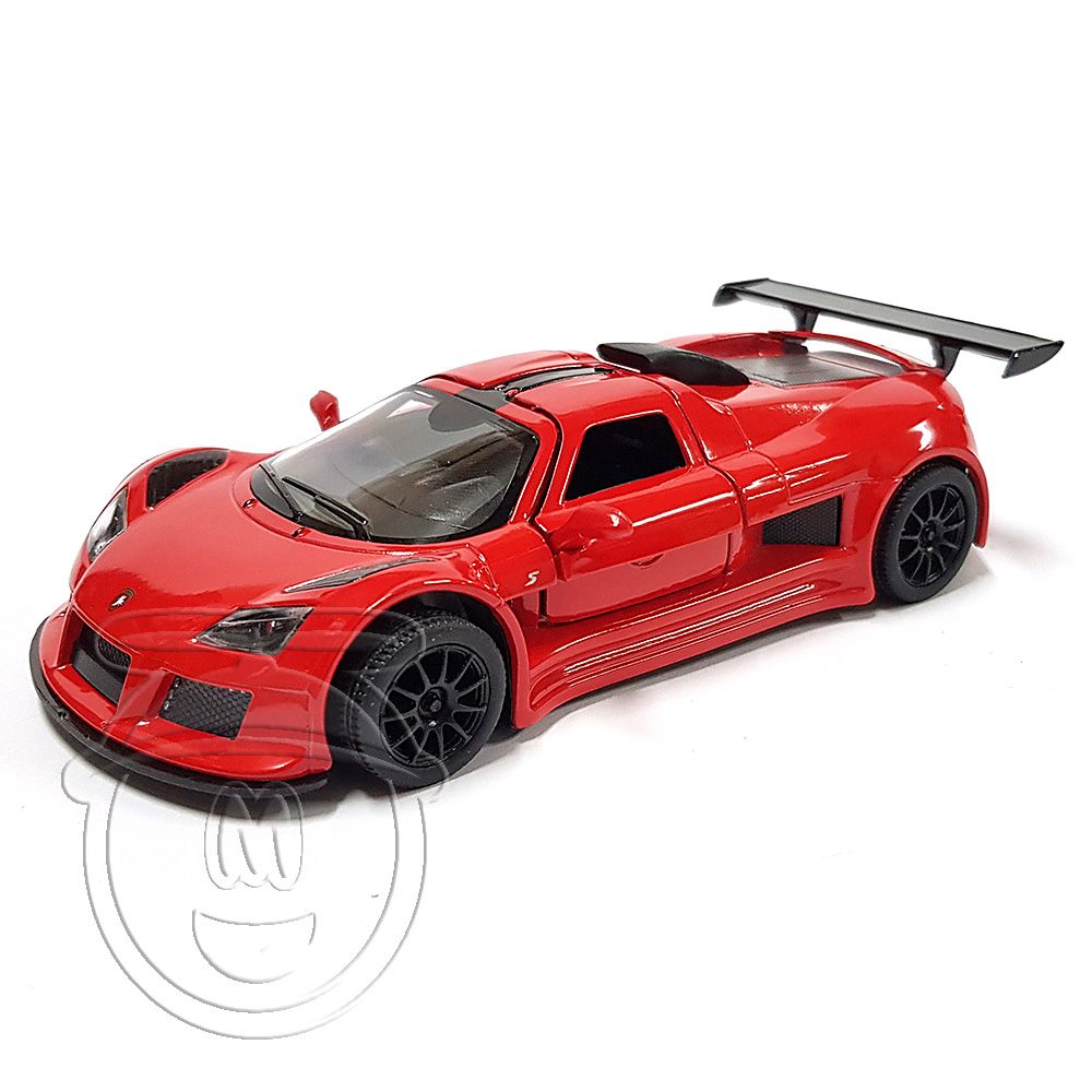 Kinsmart, Метална кола, Gumpert Apollo Sport, 2010, червена