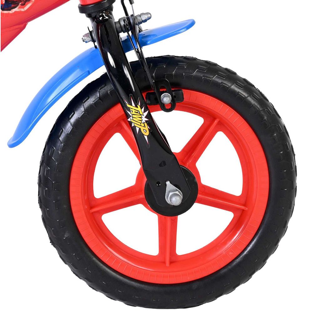 Детски велосипед с помощни колела, Marvel Spiderman, 12 инча