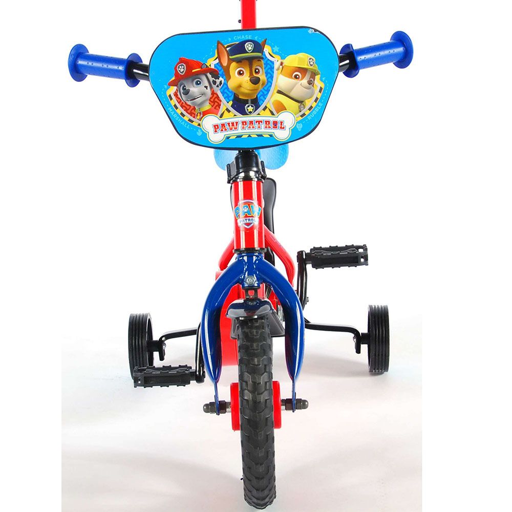 Велосипед с родителски контрол и помощни колела, Paw Patrol, 10 инча
