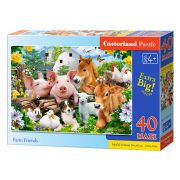 Приятели във фермата, пъзел с 40 части