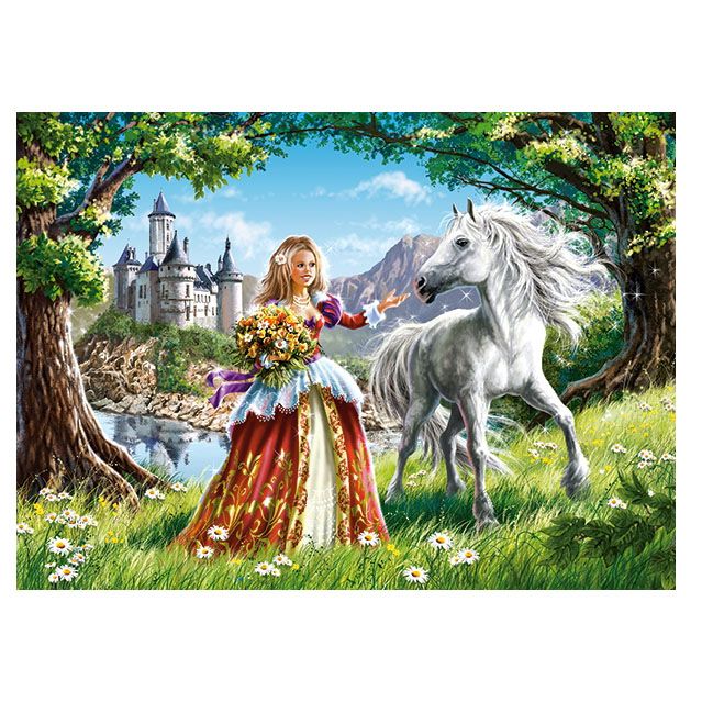 Castorland, Принцесата и нейният приятел,  пъзел 60 части