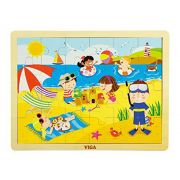 Дървен пъзел, На море, 24 елемента