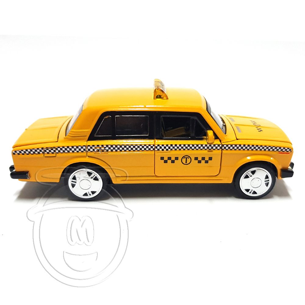Такси, Лада, 2106, жълта