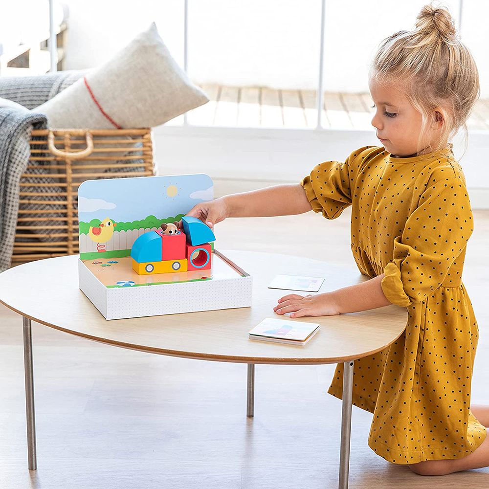 Образователна игра за ориентиране в пространството, Мечо в парка