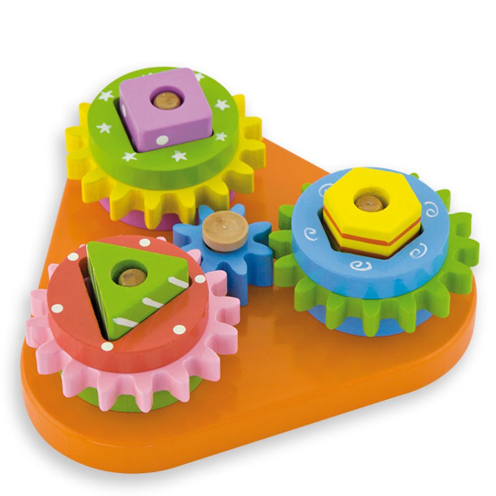 Andreu toys, Низанка със зъбни колела - триъгълник