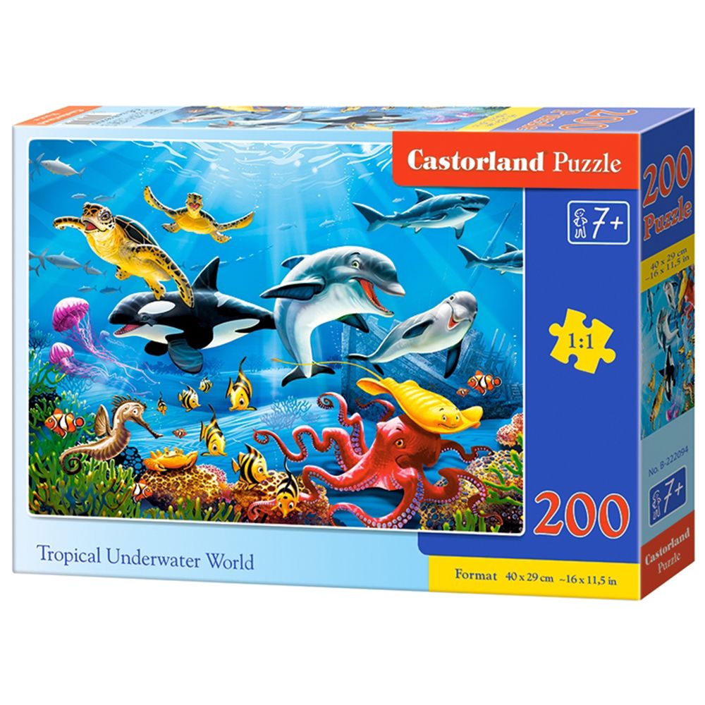 Castorland, Тропически подводен свят, пъзел 200 части