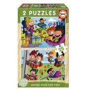 Панаир, 2 дървени пъзела х 25 части