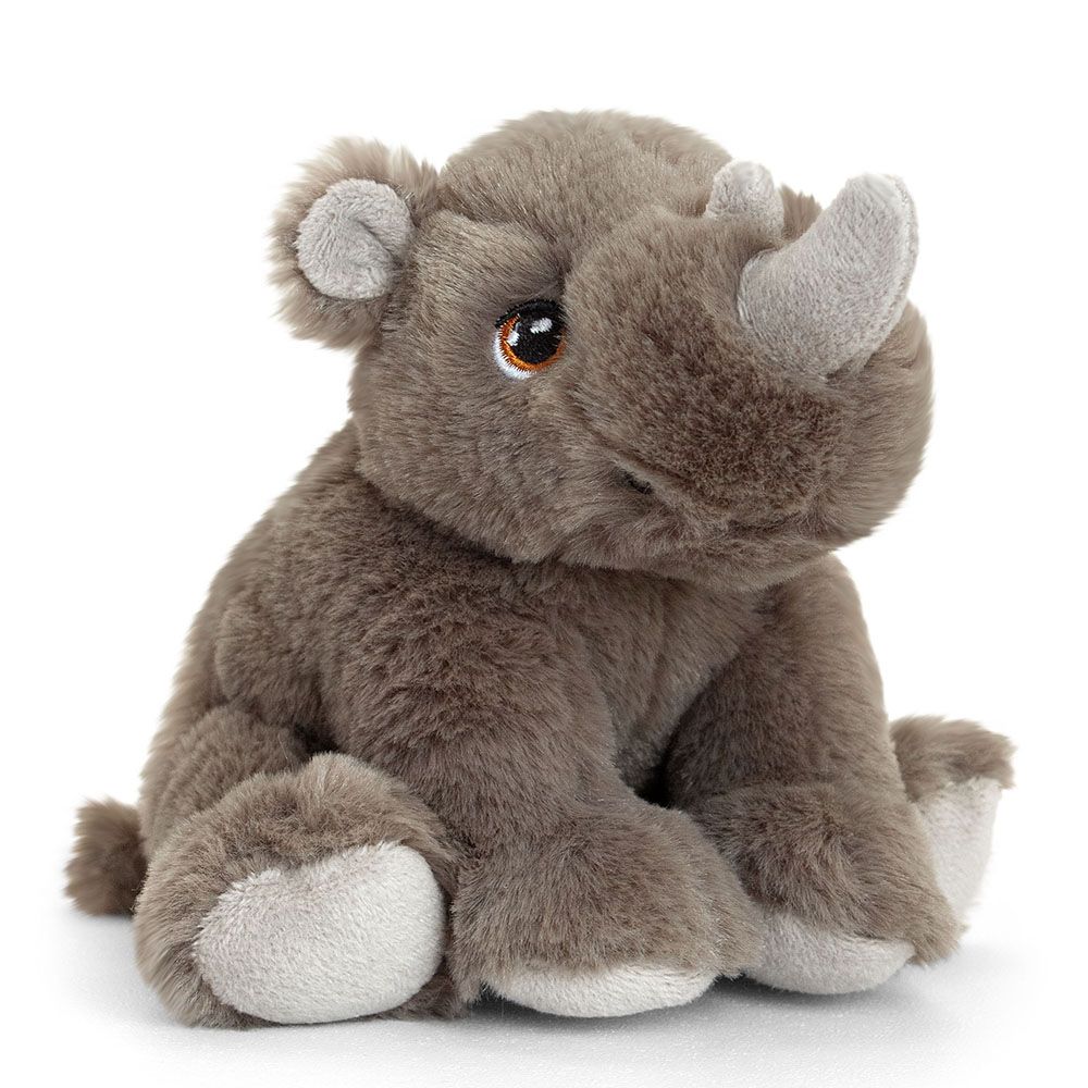 Keeleco, Екологична играчка, Носорог, 18 см, Keel Toys