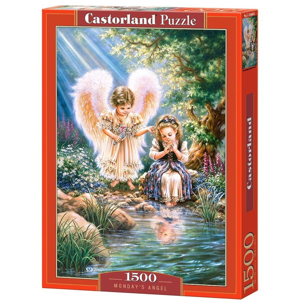 Castorland, Ангели край реката, Дона Гелсинджър, пъзел 1500 части