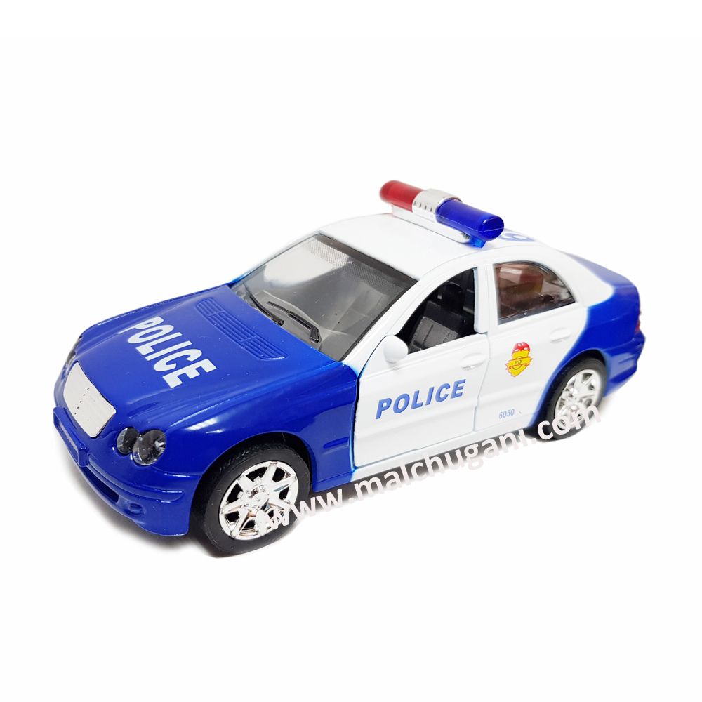 Полицейска кола със звук и светлина Mercedes Benz