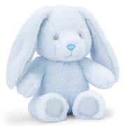 Бебешко зайче, Синьо, Екологична играчка от серията Keeleco, 16 см