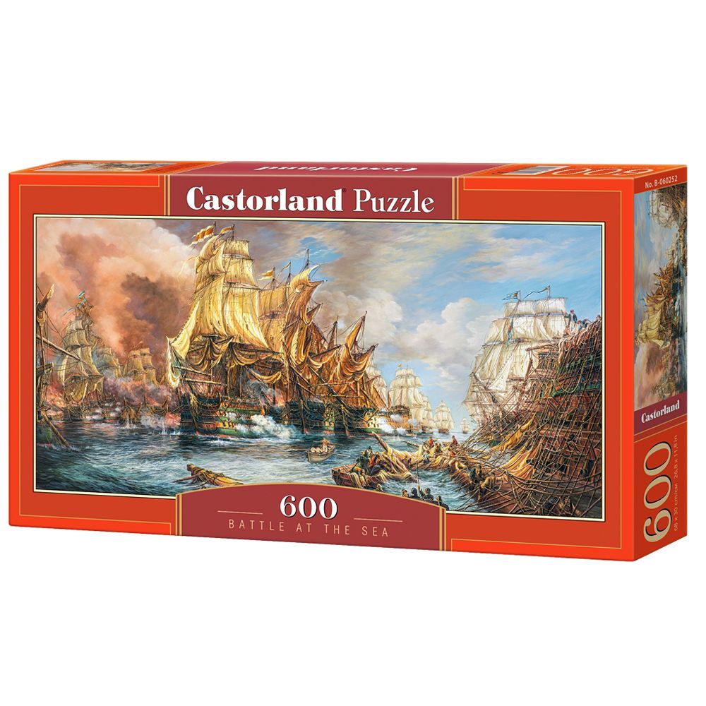 Castorland, Битка в морето, панорамен пъзел 600 части