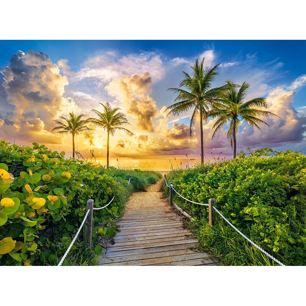 Цветен изгрев в Маями, САЩ, пъзел 3000 части