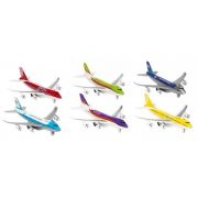 Метален самолет играчка със звук и светлина