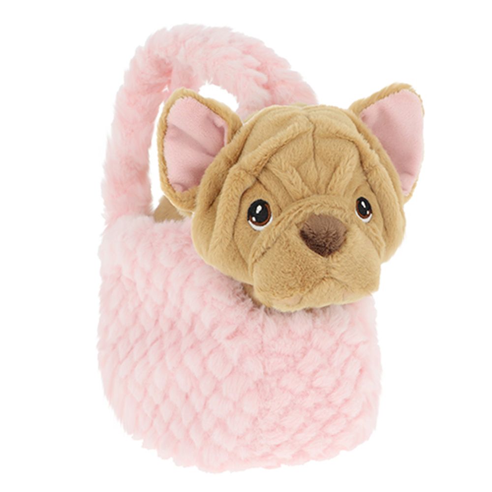 Кученце в чантичка, 16 см, асортимент