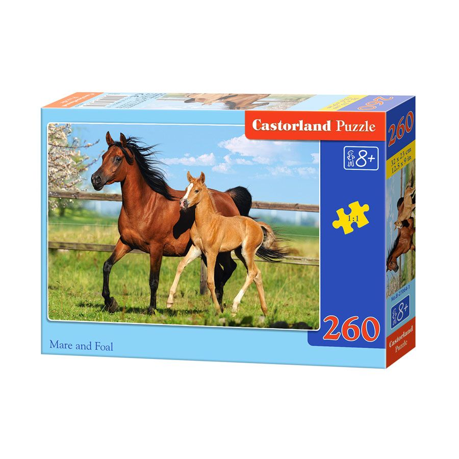 Castorland, Кобилка и жребче, пъзел 260 части