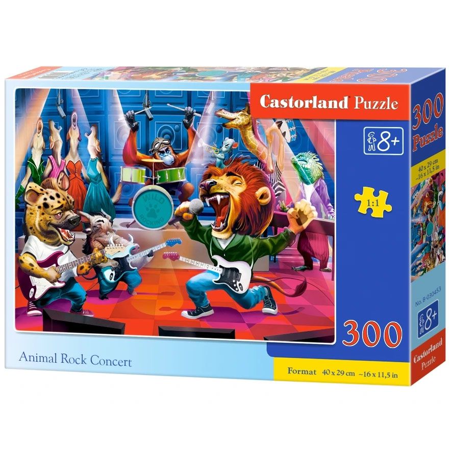 Castorland, Животински рок концерт, пъзел 300 части