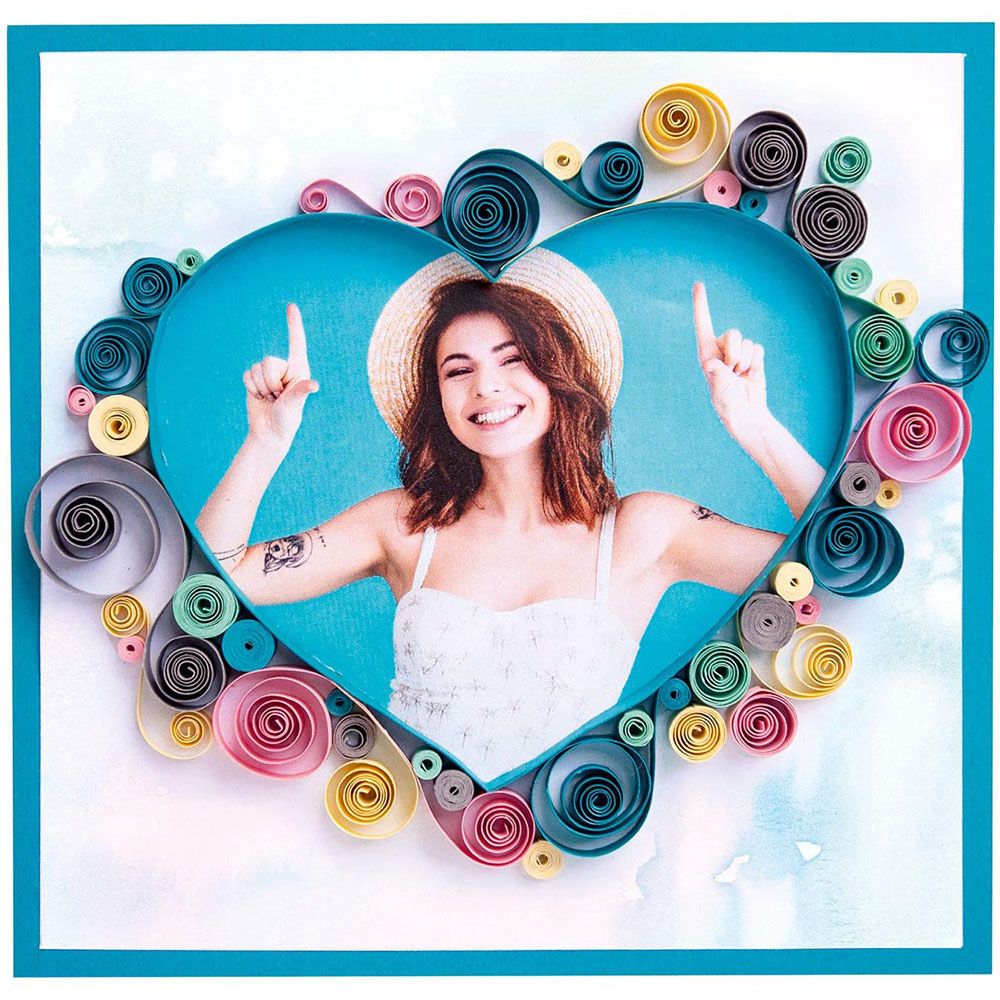 Комплект ленти за квилинг, 290 бр, пастелни цветове