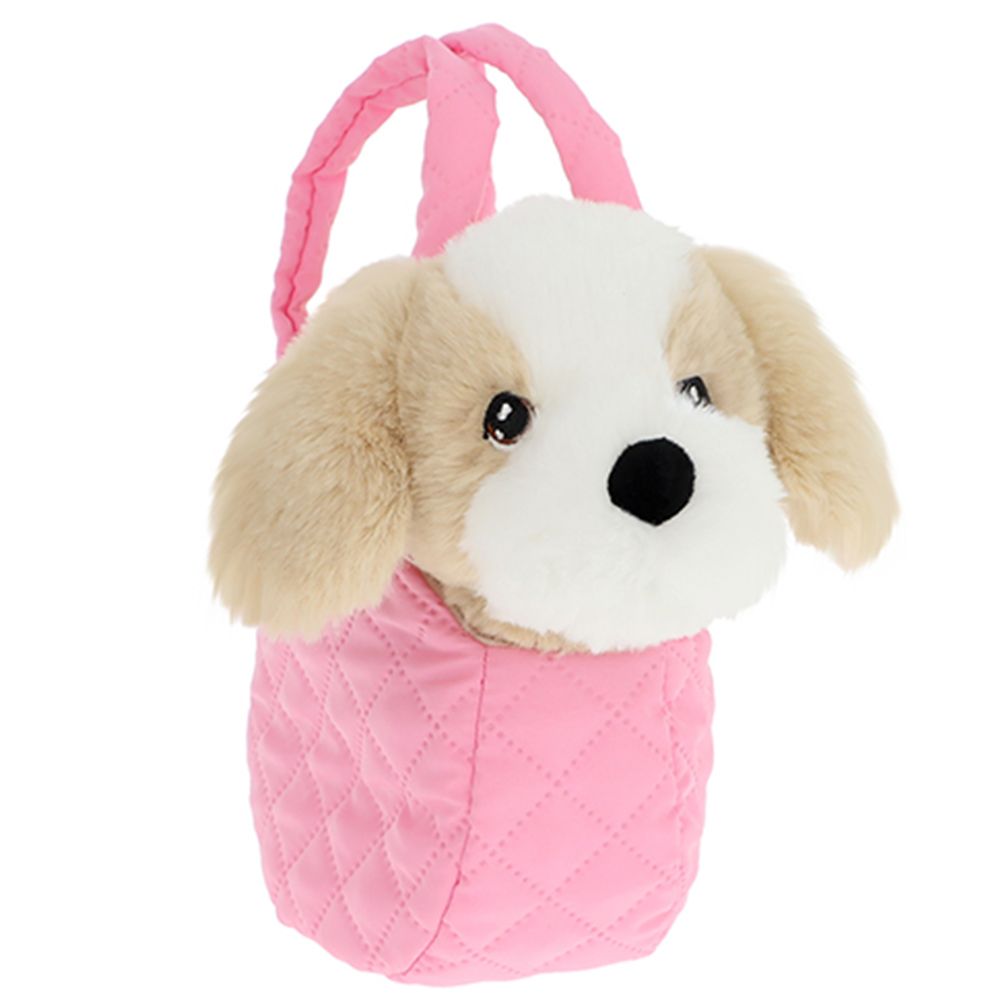 Кученце в чантичка, 16 см, асортимент