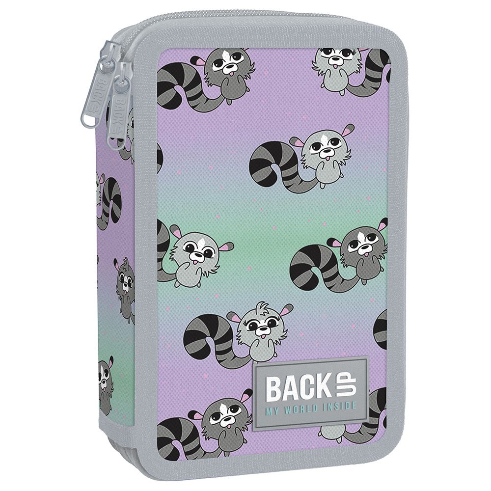 BACKUP, Ученически несесер Raccoons, с 2 ципа