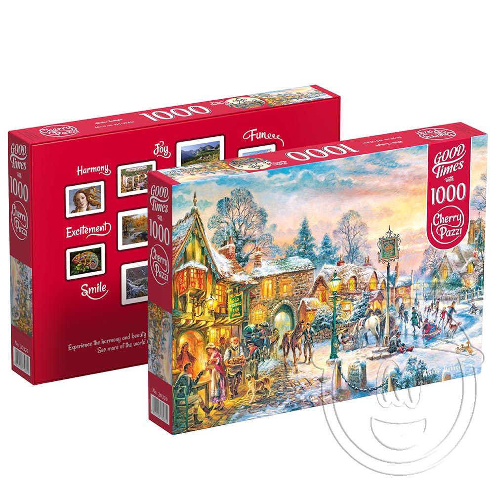 Зимна вечер, пъзел 1000 части