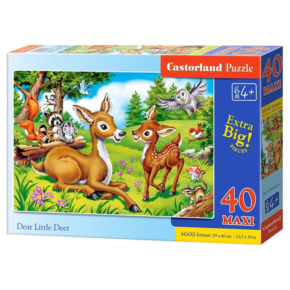 MAXI, Бамби, пъзел с 40 части, Castorland