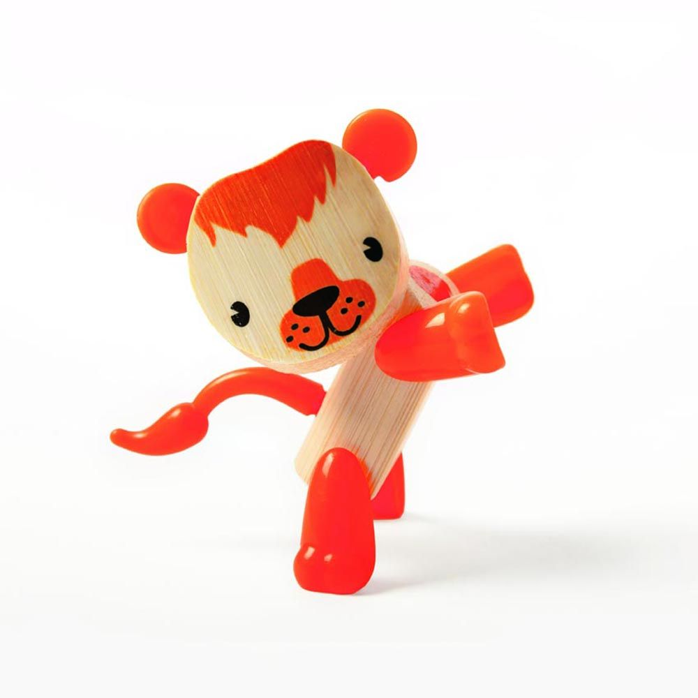Hape, Мини фигурка от бамбук, Лъвче