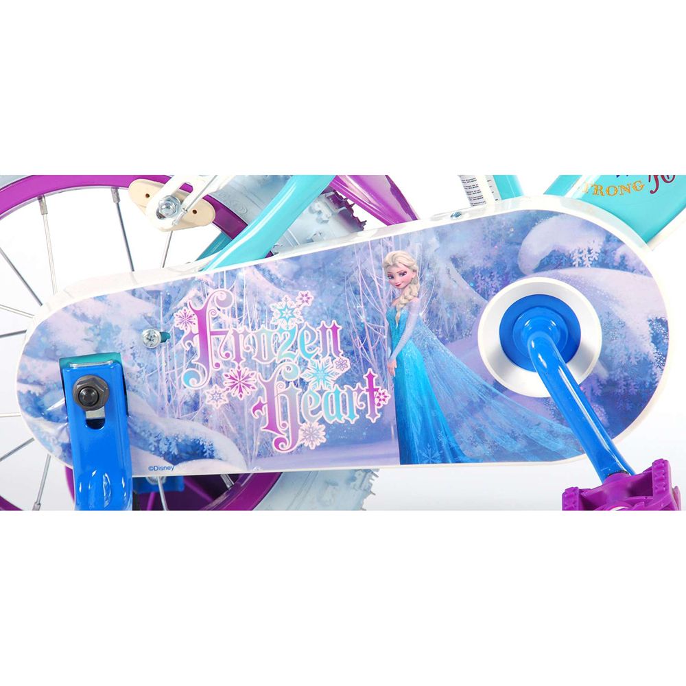 Детски велосипед, Дисни Frozen, с помощни колела, 12 инча